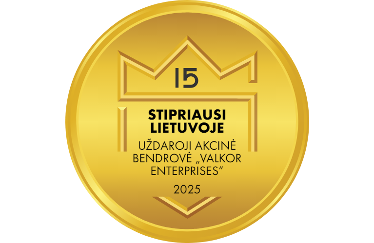 Stipriausi Lietuvoje - Valkor Enterprises